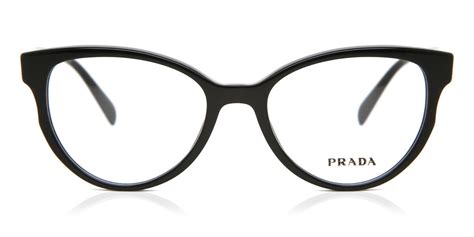 Prada PR 01UV 1AB1O1 Eyeglasses in Black 